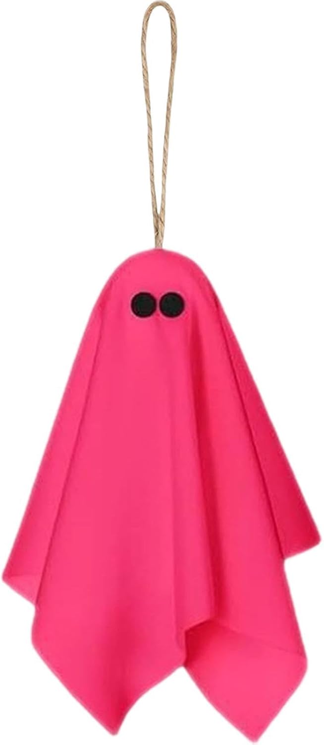 Halloween Ornaments Set – 15 Pieces Spooky Small Ghost Hanging Decors | | Miniature Tree Baubles Resin Pendants for Indoor Outdoor Holiday Party Wreath Garland Festive Table Top Display Accessories