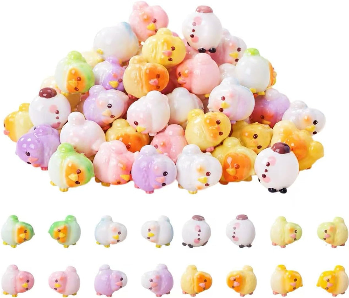 60Pcs Glow in the Dark Halloween Resin Charms, Mini Pumpkin and Ghost Resin Figurines,Halloween Craft Fillers for Car Dashboard Ornaments,Fairy Garden Accessories,Moss Terrarium Decor,DIY Projects