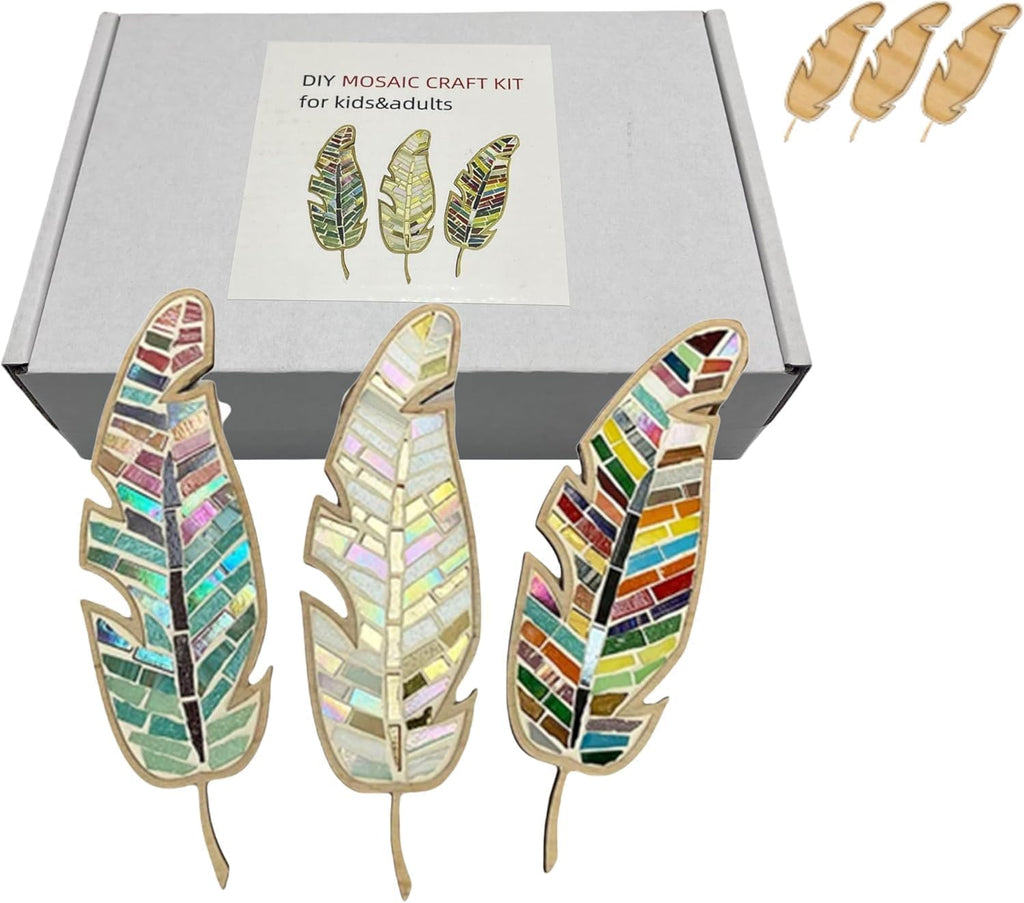 ZengHBY Mosaic Craft Kits for Adults Porcelain Tile Mixed Colour