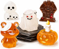 Gonlylai 5 Pcs Mini Halloween Resin Figurines，3Set | Hand‑blown glass craftsmanship with vivid festive details