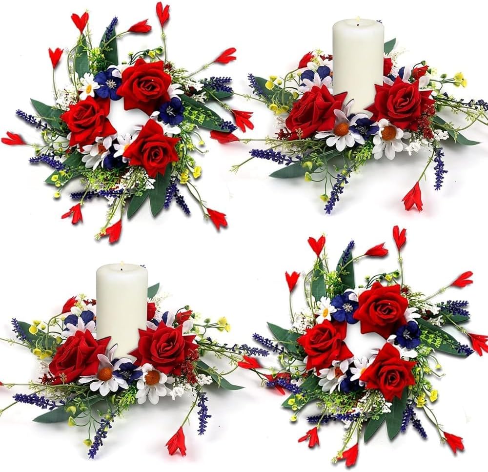 8 PCS Small Halloween Wreaths Mini Black Halloween Candle Rings | 6 Inch Halloween Cabinet Bows Wreaths, Hanging Wreath for Front Door Window Decoration Kitchen Cabinet Fireplace Home Decor