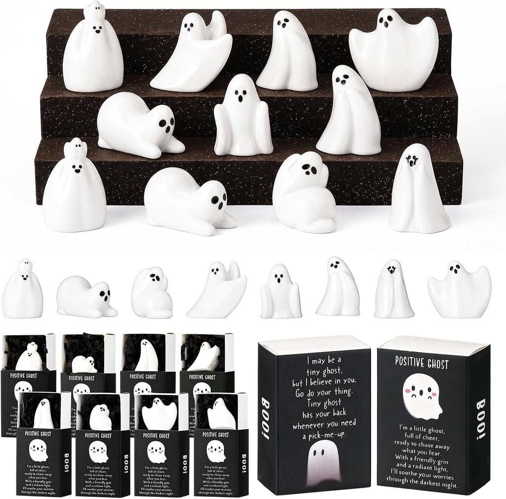 Cinnvoice Halloween Party Favors Mini Figurine Bulk, 50 Set, Hedgehog | Trick or Treat Bulk Halloween bulk Gifts Treats Goodie Bags Fillers Party Supplies Cute Small Desk Decor