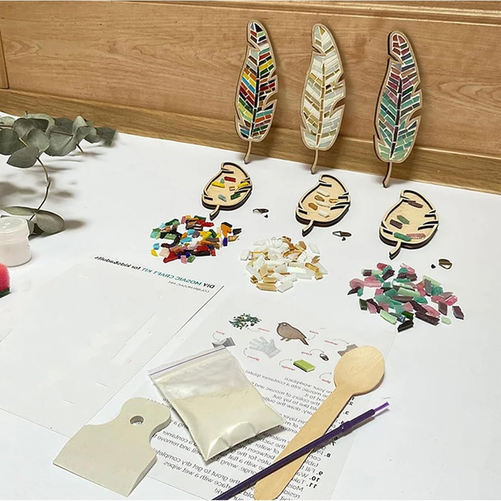 ZengHBY Mosaic Craft Kits for Adults Porcelain Tile Mixed Colour