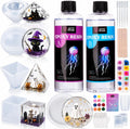 LET'S RESIN 16oz Epoxy Resin Kits and Molds Complete Set for Beginners | Resin Art Kit With Silicone Molds, Pigment, Dried Flowers, for Adults, Art Supplies for DIY Lovers, DIY Gift for Women