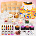 2-in-1 Soy & Jelly Wax DIY Candle Making Kit for Beginners & Adults | Complete Candle Making Kit, Dual-Setting Wax Melter, Custom Fragrances & Colors, Ideal for Home Hobby & Holiday Gifts