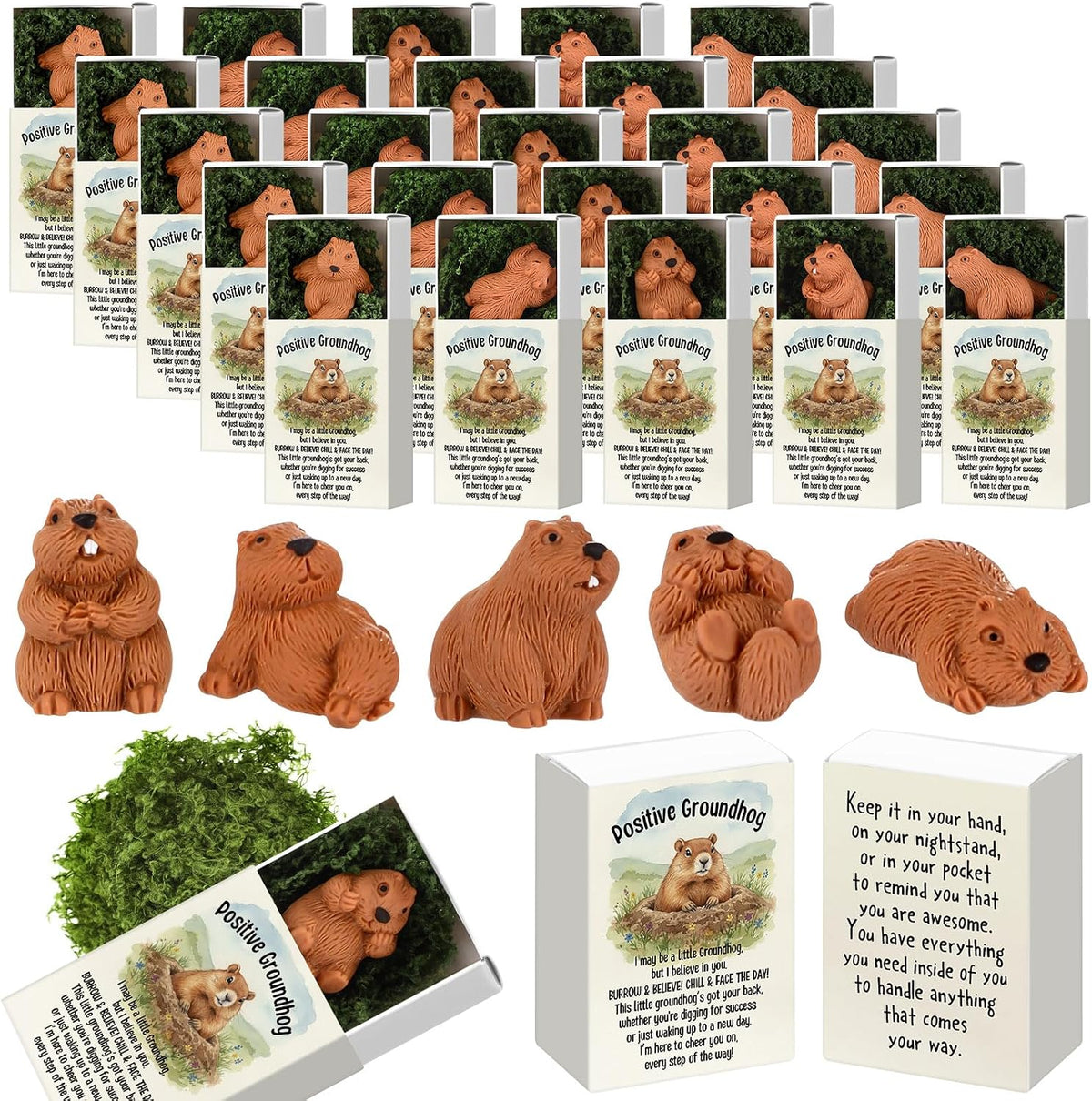 Cinnvoice 75 Set Halloween Small Gifts Bulk Party Favors, Pickle | Halloween Mini Figurines Trick or Treat Bulk Goodie Bags Fillers Party Supplies Cute Resin Small Desk Decor Coworker Employee