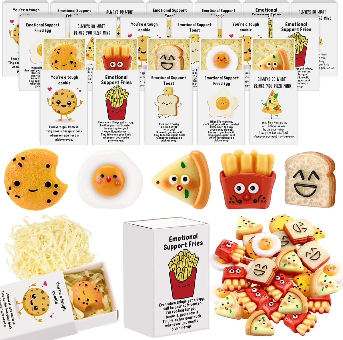 Cinnvoice Halloween Party Favors Mini Figurine Bulk, 100 Set, Duck | Trick or Treat Bulk Halloween bulk Gifts Treats Goodie Bags Fillers Party Supplies Cute Small Desk Decor