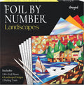 Unwynd Foil/Paint by Number Art & Craft Kit,Fun Adult,Women,Teen (Mandala) | 6 thick Board, 80 foil sheets, fixative, sticker supplies diy hobbies kids, girls, ages 9-12, ladies, fun gifts for seniors