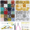 ygorios Jewelry Making Kit for Adults - 1760 PC Crystal Beads, 800 PC Jewelry Findings, DIY Bracelet, Earring