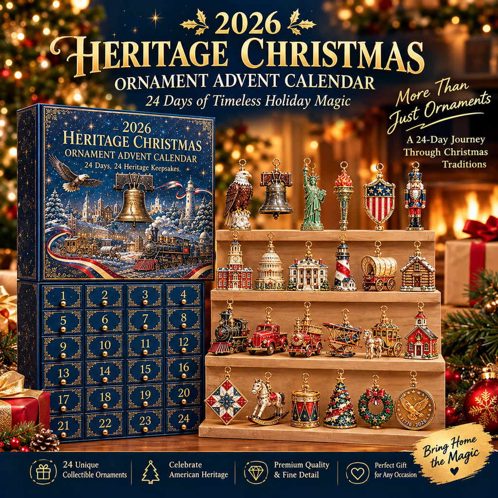 ✨️2026 Heritage Christmas Ornament Advent Calendar – 24 Days, 24 Collectible Keepsakes